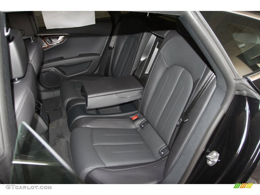 Black Interior 2013 Audi A7 3.0T quattro Premium Plus Photo #68539357