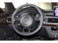 Black 2013 Audi A7 3.0T quattro Premium Plus Steering Wheel