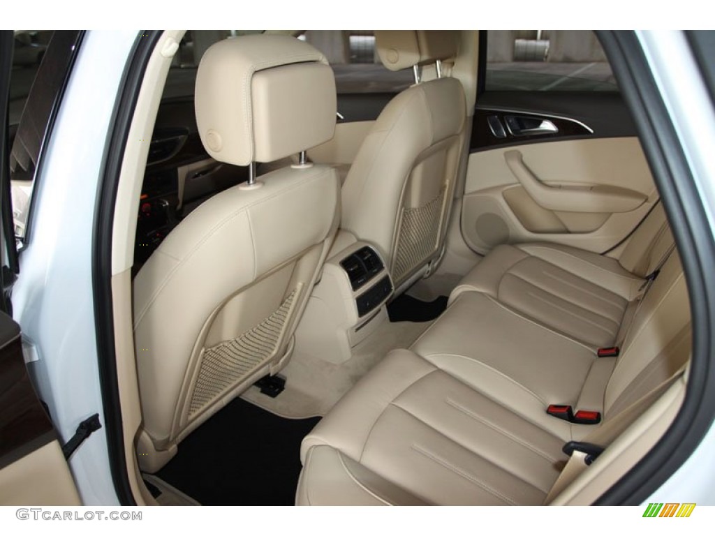 Velvet Beige Interior 2013 Audi A6 2.0T Sedan Photo #68540224