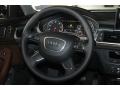 Nougat Brown Steering Wheel Photo for 2013 Audi A6 #68540512