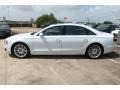 Glacier White Metallic 2013 Audi A8 L 3.0T quattro Exterior