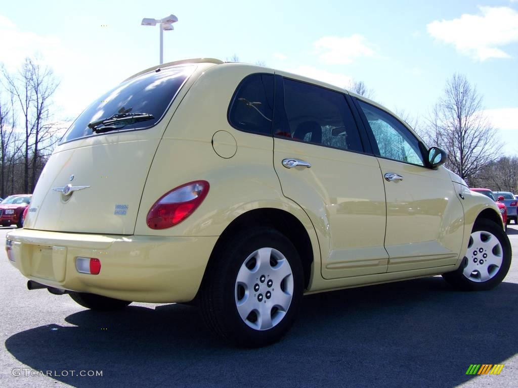 2007 PT Cruiser Touring - Pastel Yellow / Pastel Slate Gray photo #3