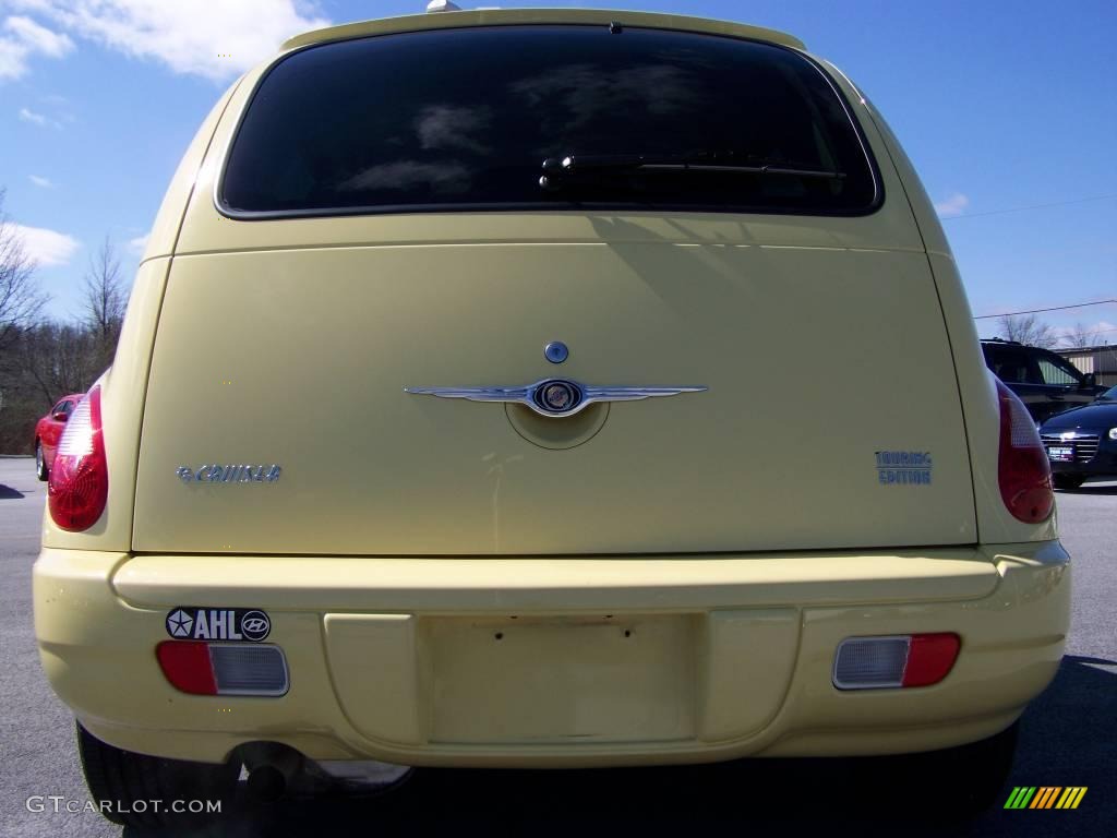 2007 PT Cruiser Touring - Pastel Yellow / Pastel Slate Gray photo #4