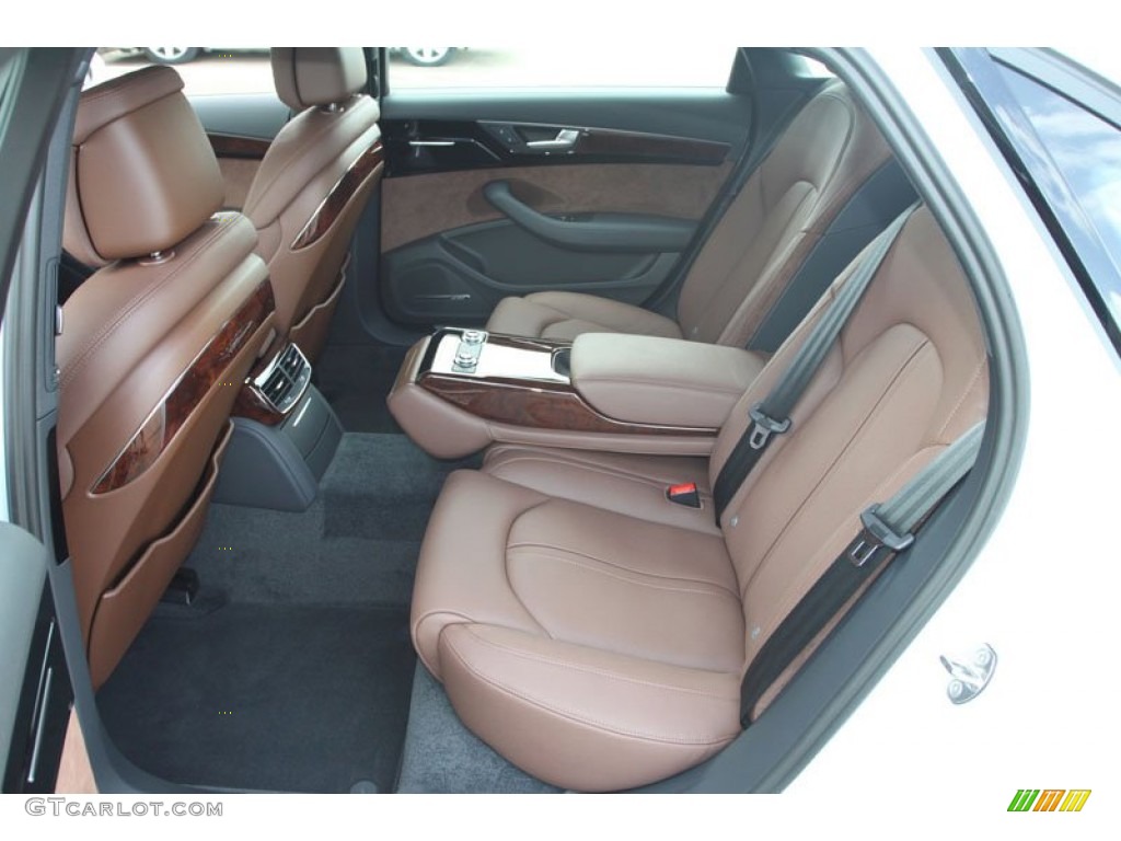 2013 Audi A8 L 3.0T quattro Rear Seat Photo #68541079