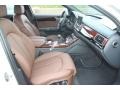 Nougat Brown 2013 Audi A8 L 3.0T quattro Interior Color