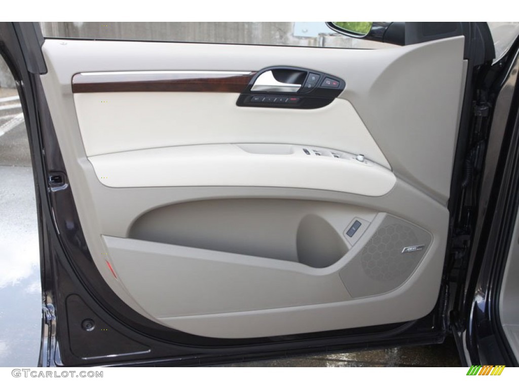 2013 Audi Q7 3.0 TDI quattro Cardamom Beige Door Panel Photo #68541412