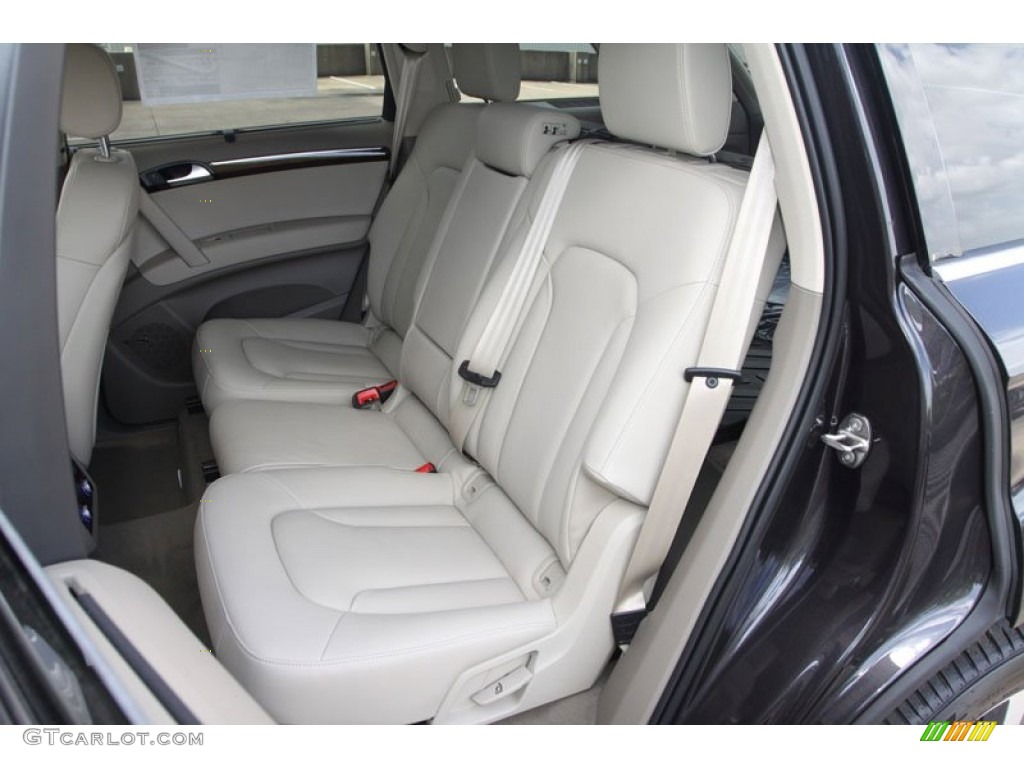 Cardamom Beige Interior 2013 Audi Q7 3.0 TDI quattro Photo #68541433