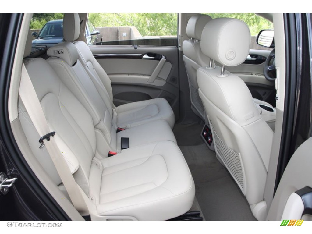 Cardamom Beige Interior 2013 Audi Q7 3.0 TDI quattro Photo #68541520