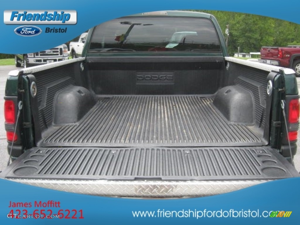 2001 Ram 1500 SLT Club Cab 4x4 - Forest Green Pearl / Mist Gray photo #9