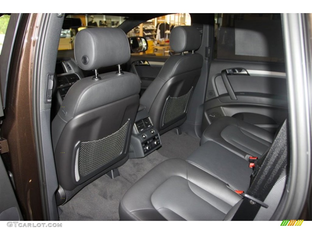 Black Interior 2013 Audi Q7 3.0 S Line quattro Photo #68541632