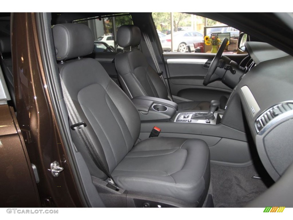 Black Interior 2013 Audi Q7 3.0 S Line quattro Photo #68541769