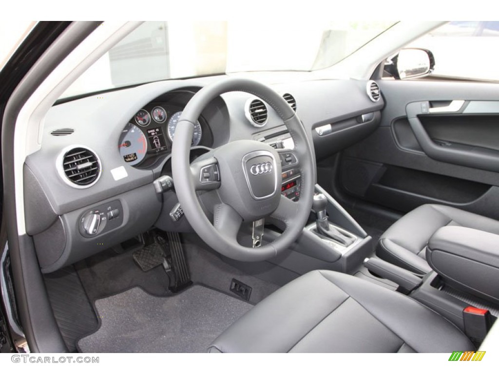 Black Interior 2013 Audi A3 2.0 TDI Photo #68541910