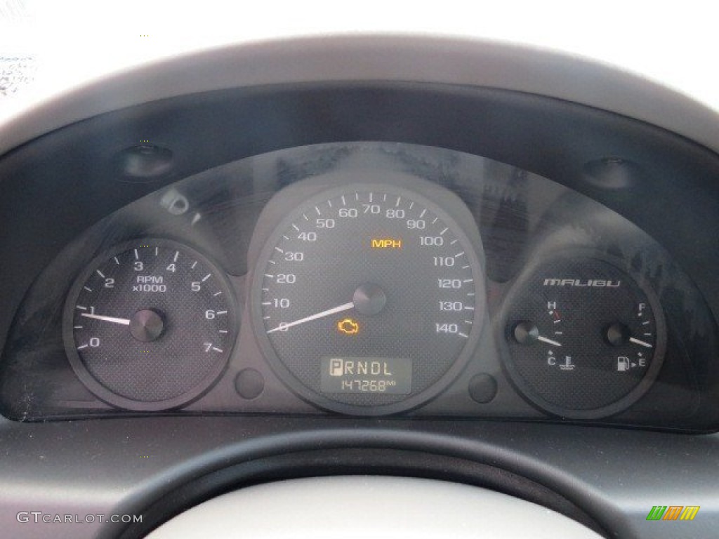 2004 Chevrolet Malibu LS V6 Sedan Gauges Photo #68542309