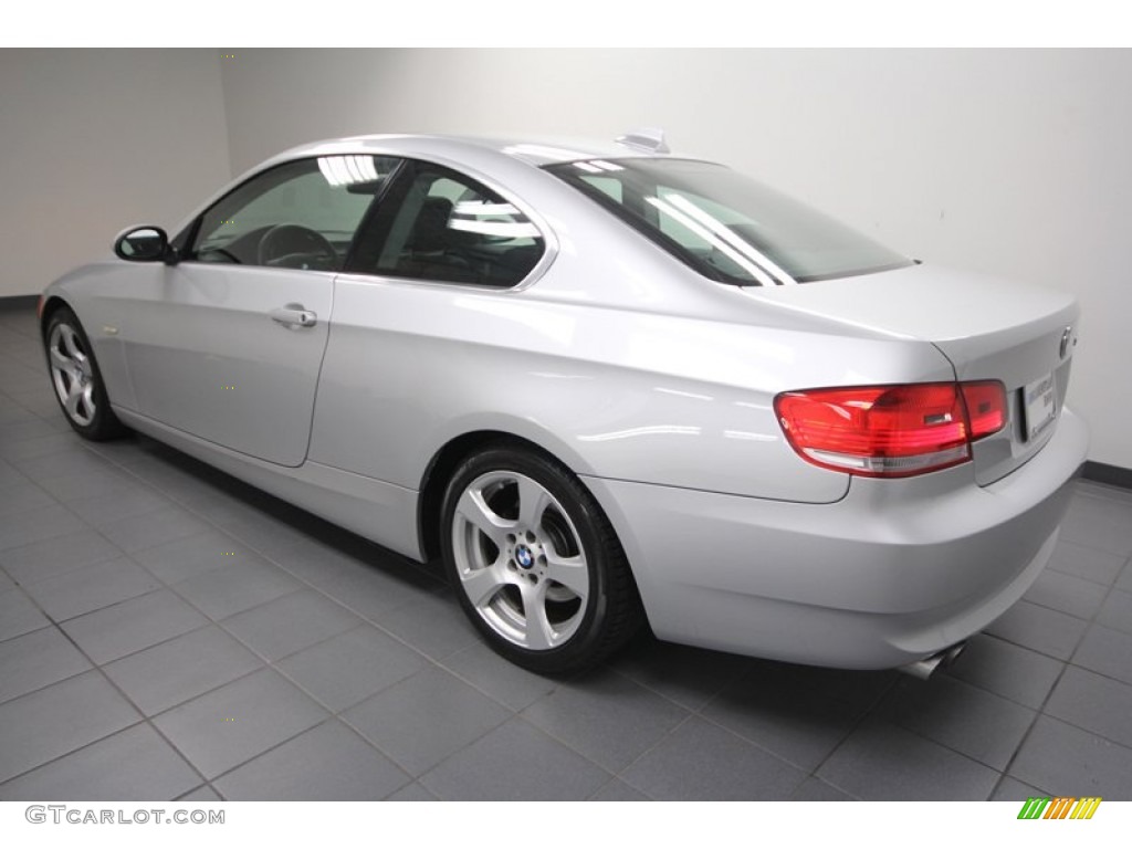 2009 3 Series 328i Coupe - Titanium Silver Metallic / Black photo #5