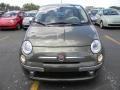 2012 Verde Oliva (Green) Fiat 500 Lounge  photo #2