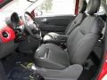Pelle Nera/Nera (Black/Black) Front Seat Photo for 2012 Fiat 500 #68543596