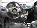 2012 Nero (Black) Fiat 500 Lounge  photo #7