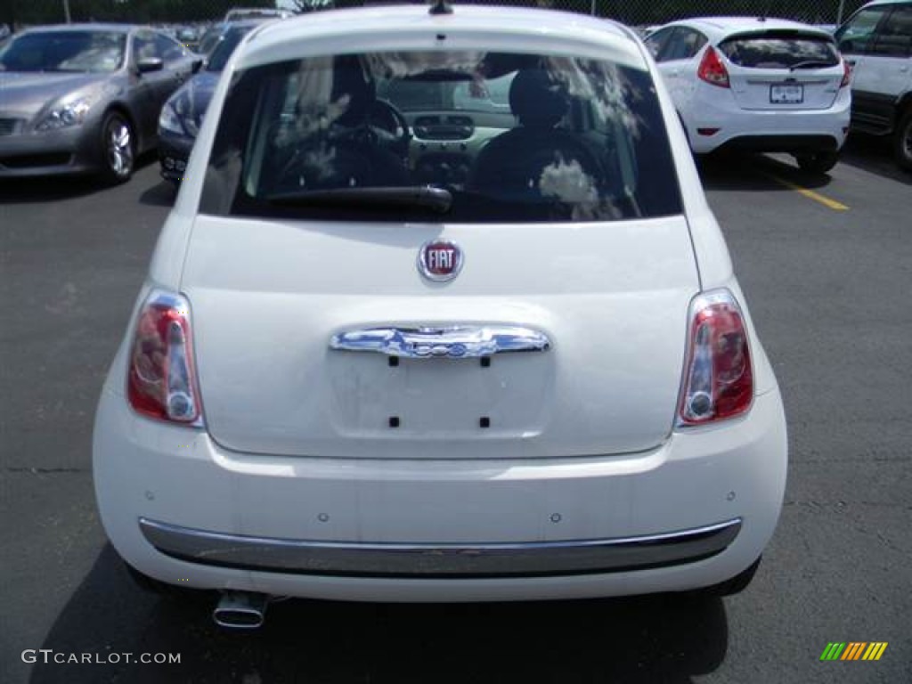 Bianco (White) 2012 Fiat 500 Lounge Exterior Photo #68543884