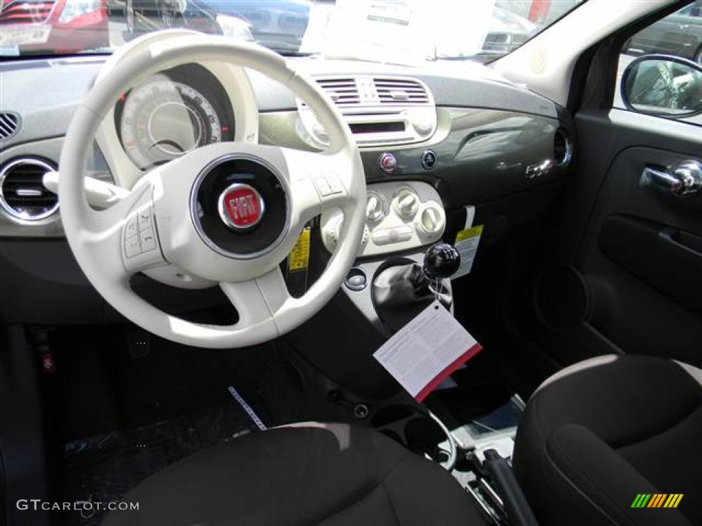 2012 Fiat 500 c cabrio Pop Tessuto Marrone/Avorio (Brown/Ivory) Dashboard Photo #68544241
