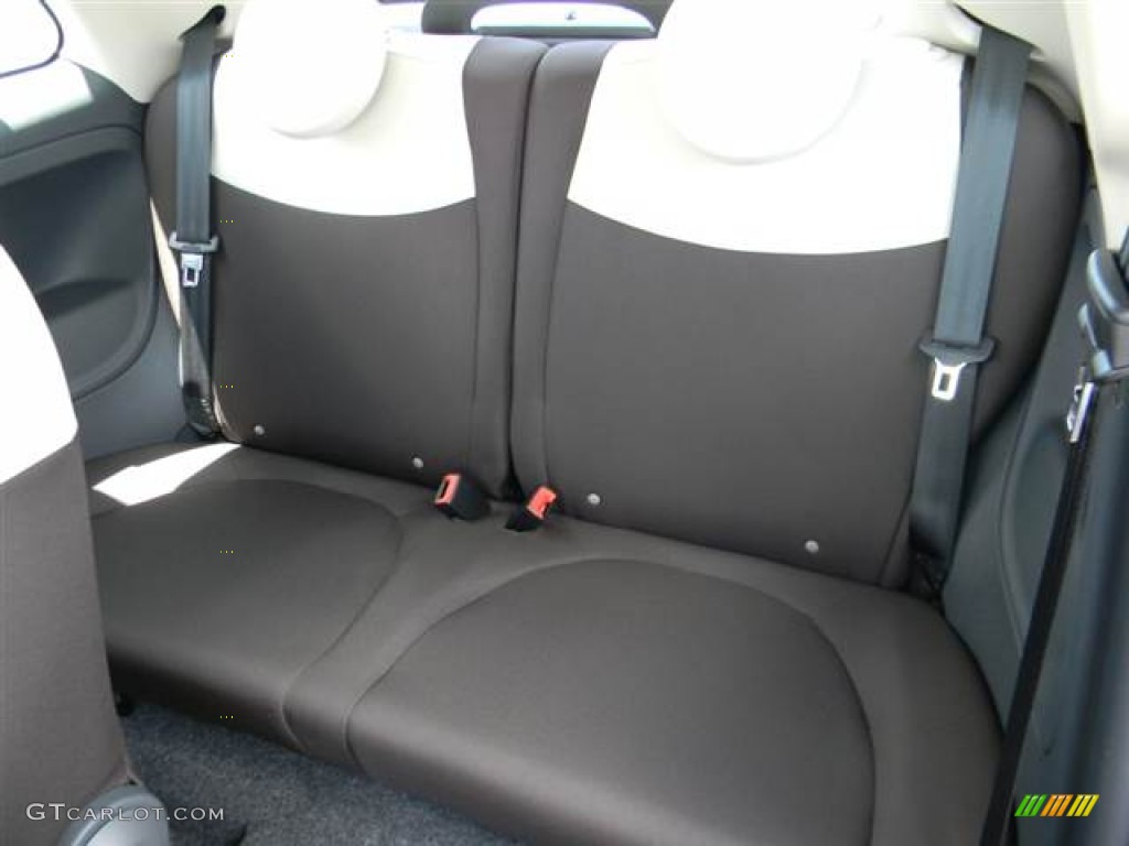2012 Fiat 500 c cabrio Pop Rear Seat Photo #68544250