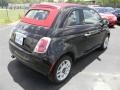 2012 Nero (Black) Fiat 500 c cabrio Pop  photo #4