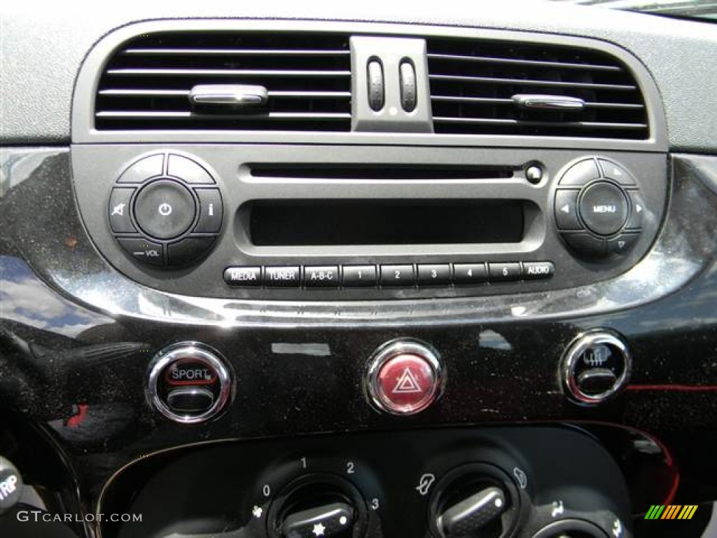 2012 Fiat 500 c cabrio Pop Audio System Photo #68544415