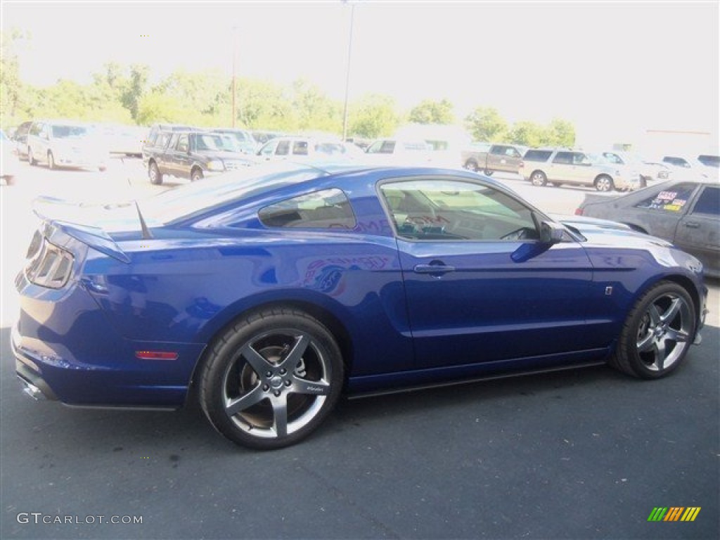 Deep Impact Blue Metallic 2013 Ford Mustang Roush Stage 1 Coupe Exterior Photo #68545114