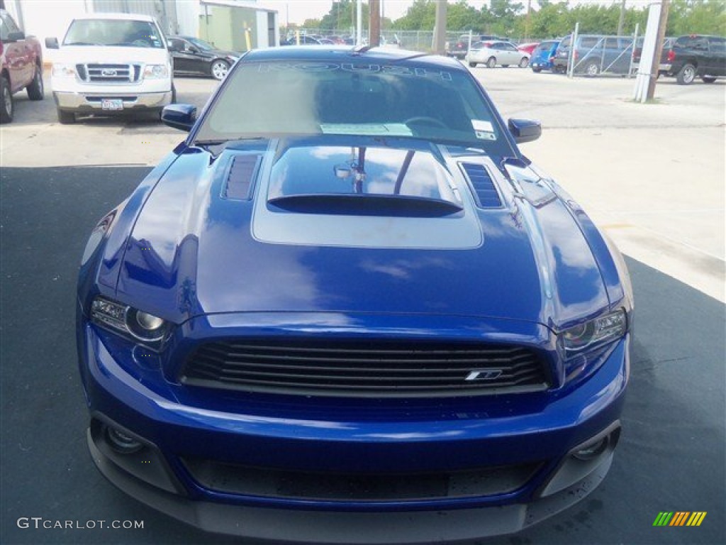 Deep Impact Blue Metallic 2013 Ford Mustang Roush Stage 1 Coupe Exterior Photo #68545129