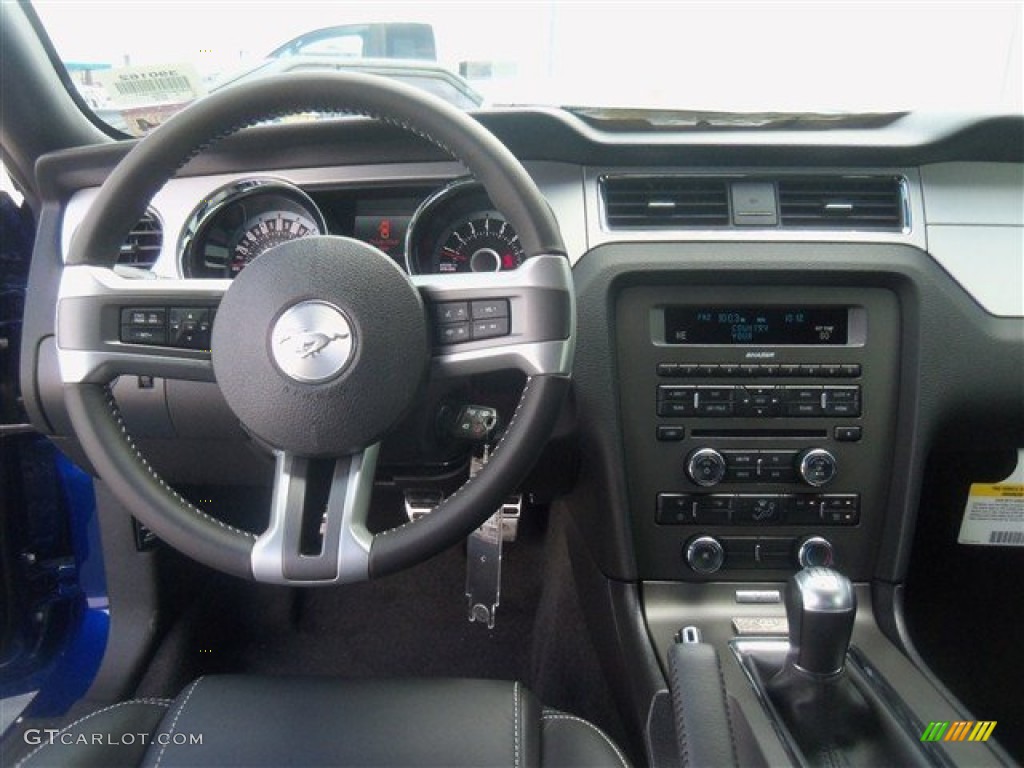 2013 Ford Mustang Roush Stage 1 Coupe Charcoal Black Dashboard Photo #68545174