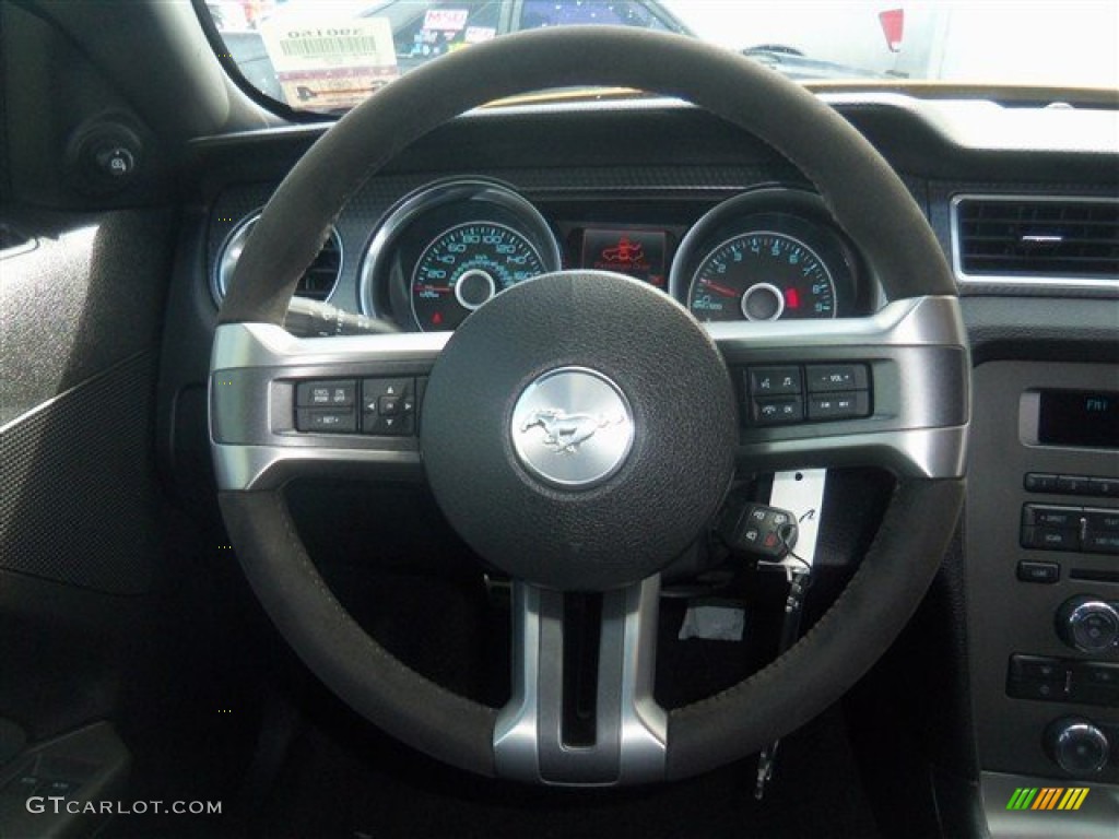 2013 Ford Mustang Boss 302 Charcoal Black/Recaro Sport Seats Steering Wheel Photo #68545543