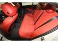 Coral Red/Black Rear Seat Photo for 2012 BMW 3 Series #68545903
