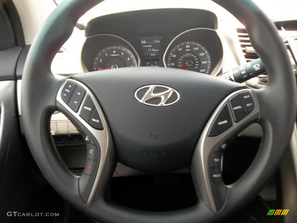 2013 Elantra GT - Titanium Gray Metallic / Black photo #12