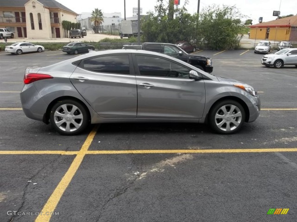 2013 Elantra Limited - Titanium Gray Metallic / Gray photo #5