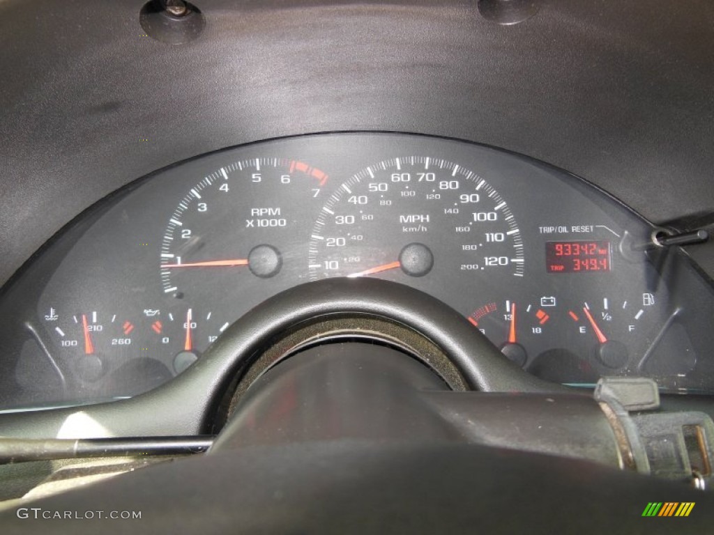2002 Chevrolet Camaro Coupe Gauges Photo #68546638