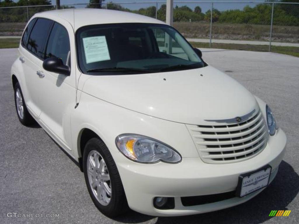 2008 PT Cruiser Touring - Cool Vanilla White / Pastel Slate Gray photo #1