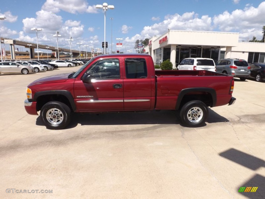 2004 Sierra 2500HD SLE Extended Cab - Sport Red Metallic / Neutral photo #2