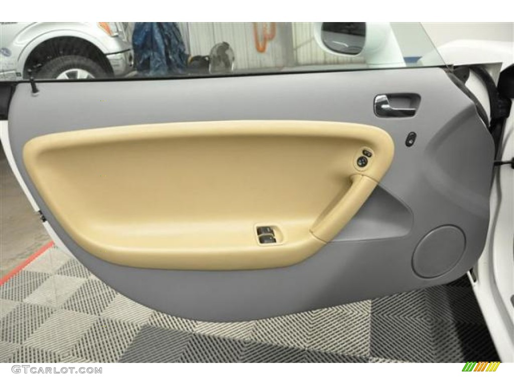 2007 Pontiac Solstice Roadster Steel/Sand Door Panel Photo #68547610