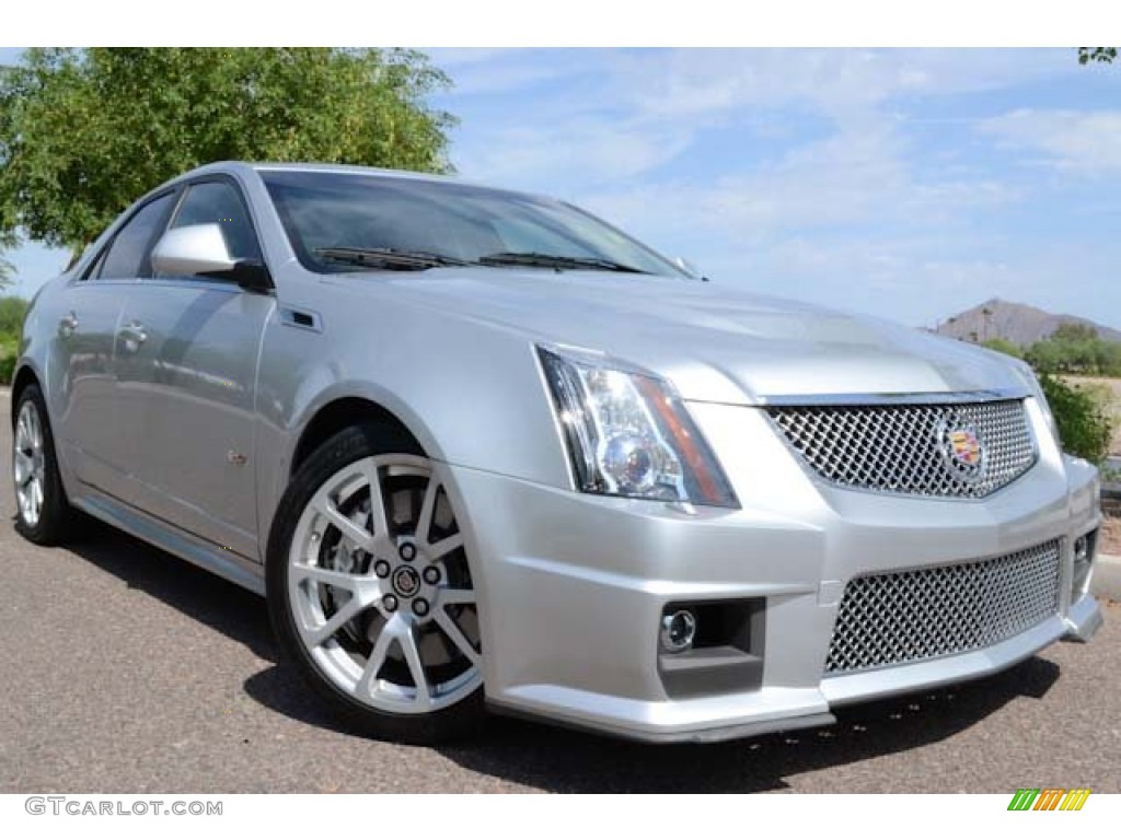 Radiant Silver Metallic 2011 Cadillac CTS -V Sedan Exterior Photo #68548696