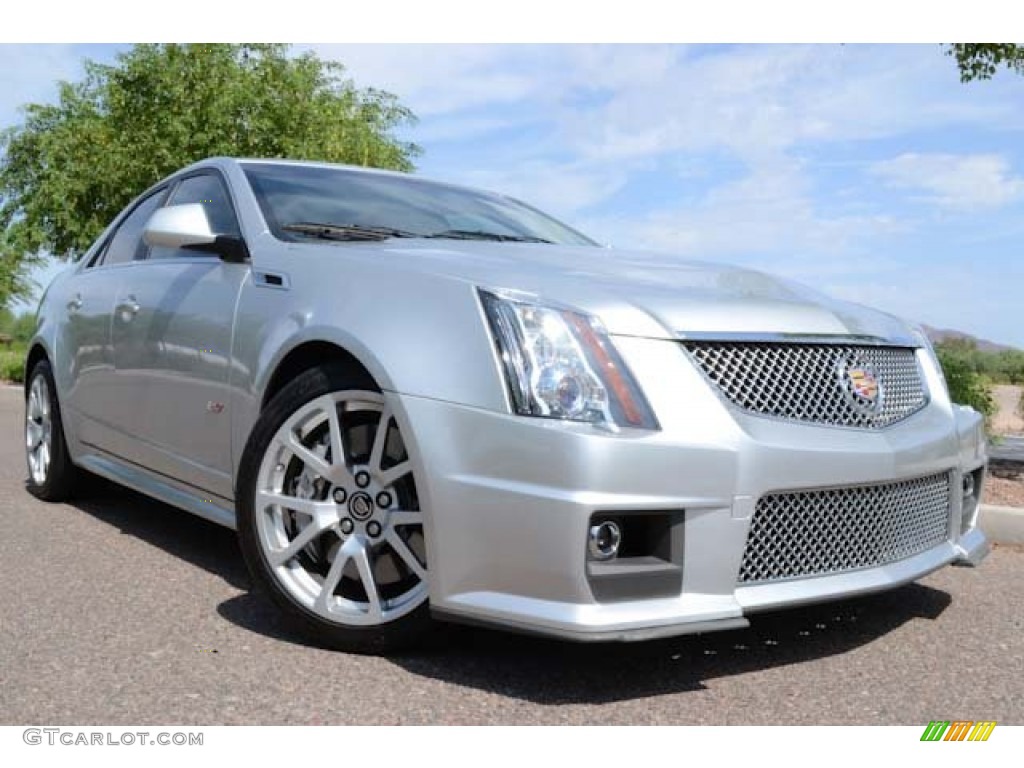 Radiant Silver Metallic 2011 Cadillac CTS -V Sedan Exterior Photo #68548747