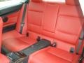 Coral Red/Black Rear Seat Photo for 2007 BMW 3 Series #68549296
