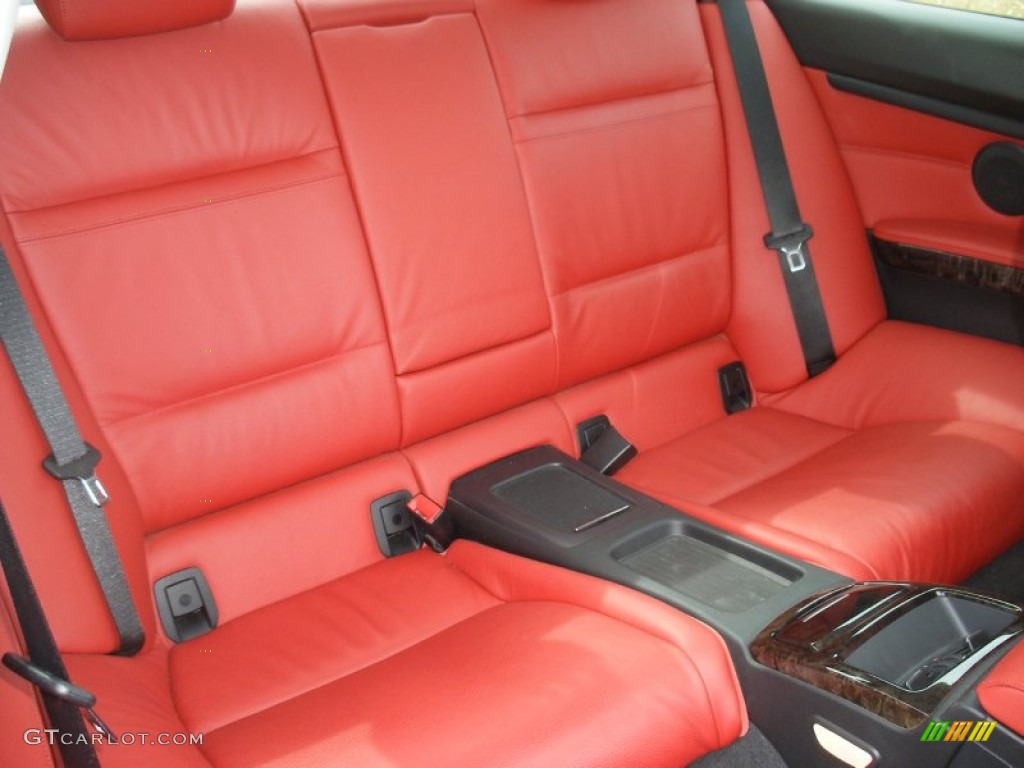 Coral Red/Black Interior 2007 BMW 3 Series 335i Coupe Photo #68549305