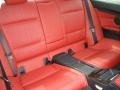 Coral Red/Black Rear Seat Photo for 2007 BMW 3 Series #68549305