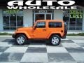 2012 Crush Orange Jeep Wrangler Sahara 4x4  photo #1