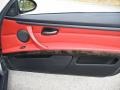 Coral Red/Black Door Panel Photo for 2007 BMW 3 Series #68549430