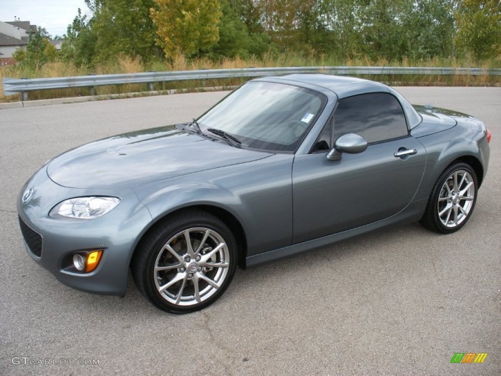 2011 MX-5 Miata Special Edition Hard Top Roadster - Dolphin Gray Mica / Limited Edition Gray photo #5