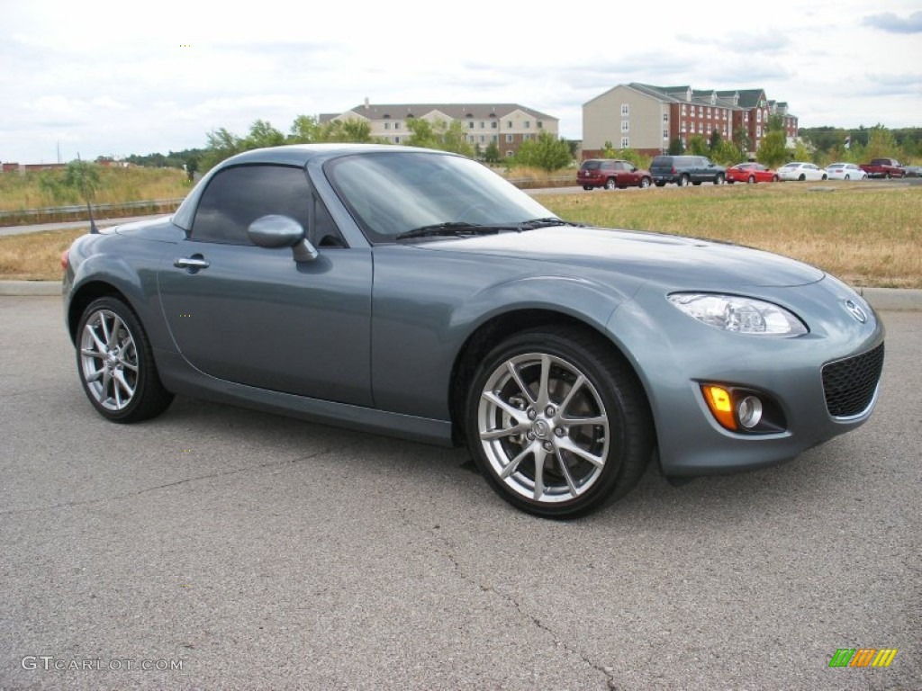 2011 MX-5 Miata Special Edition Hard Top Roadster - Dolphin Gray Mica / Limited Edition Gray photo #7
