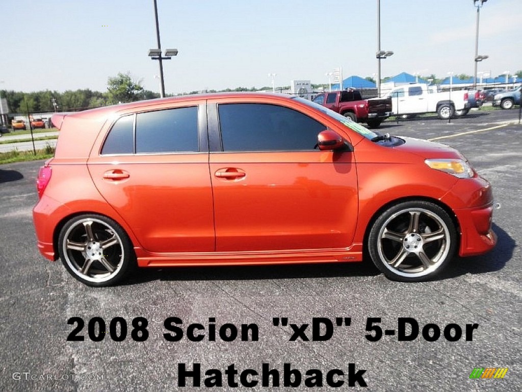 2008 xD Release Series 1.0 - Hot Lava Orange / Charcoal Gray/Lava Orange photo #1