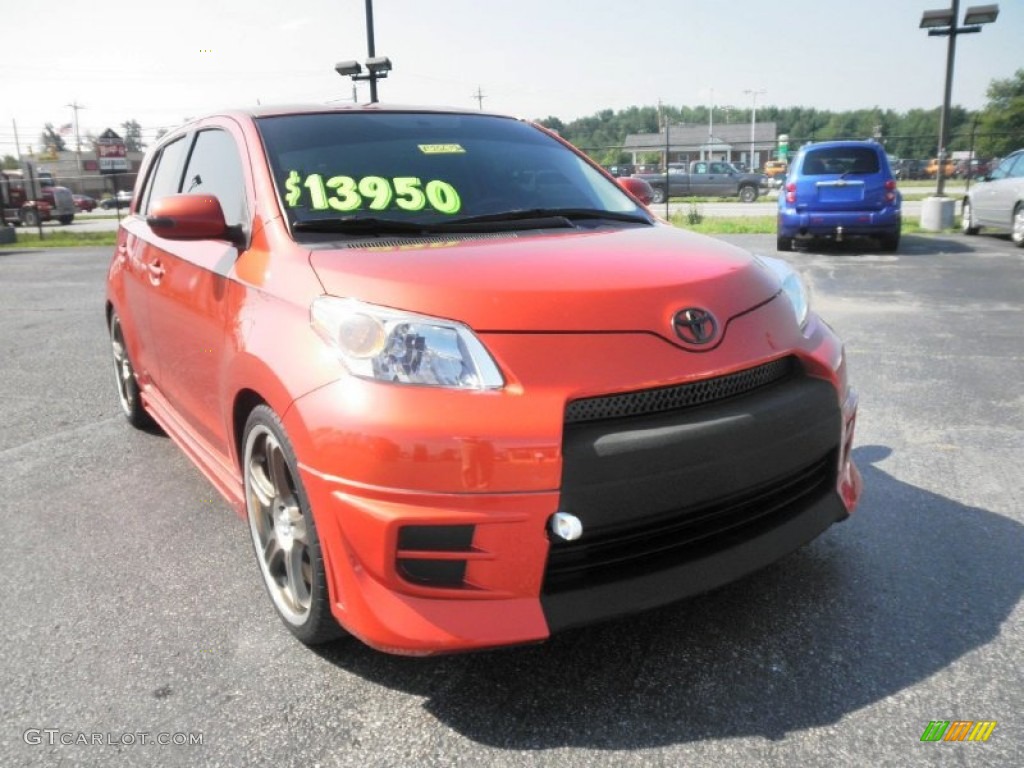 2008 xD Release Series 1.0 - Hot Lava Orange / Charcoal Gray/Lava Orange photo #2