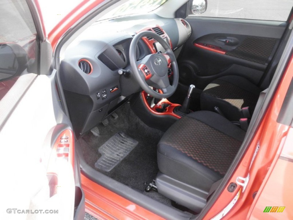 Charcoal Gray/Lava Orange Interior 2008 Scion xD Release Series 1.0 Photo #68550004