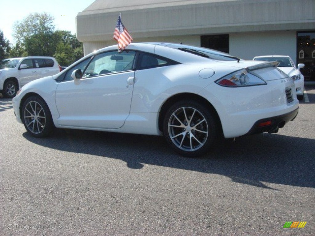 2012 Eclipse GS Coupe - Northstar White / Dark Charcoal photo #6